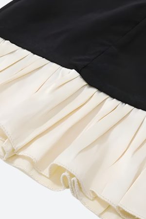 Stylish Work Outfits, Outfit Summer Ideas Pleated Hem Mini Dress