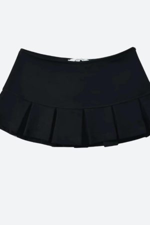 Stylish Work Outfits, Outfit Summer Ideas Pleated Micro Mini Skort