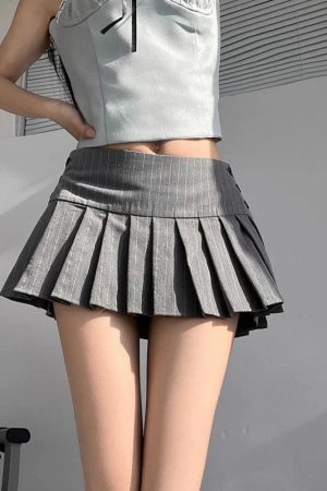 Stylish Work Outfits, Outfit Summer Ideas Pleated Mini Skirt