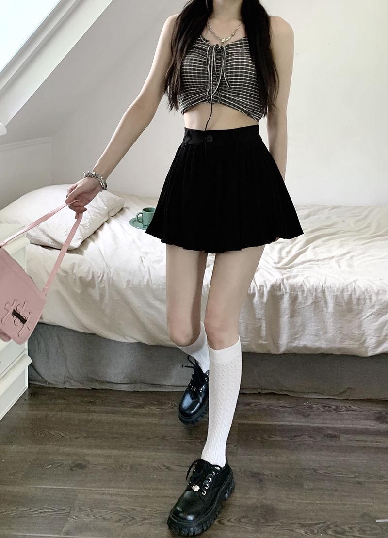 Stylish Work Outfits, Outfit Summer Ideas Pleated Mini Skort Stylish Work Outfits, Outfit Summer Ideas Pleated Mini Skort