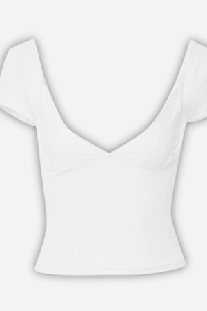 Stylish Work Outfits, Outfit Summer Ideas Plunge Neck Bodycon Top