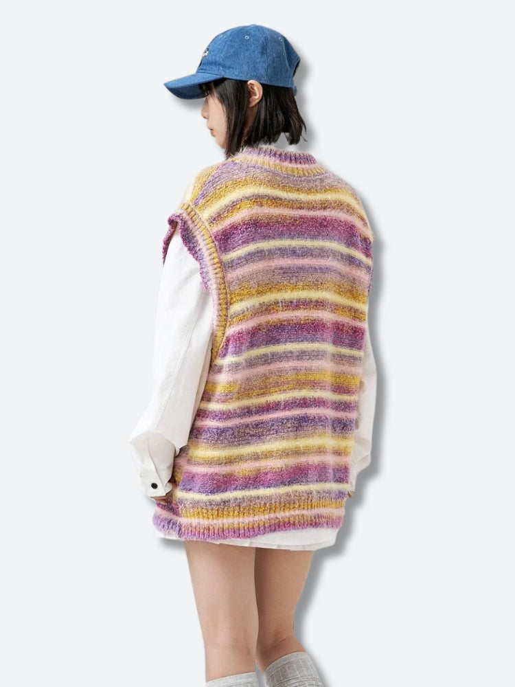 Stylish Work Outfits, Outfit Summer Ideas Plush Knitted Cardigan Vest Stylish Work Outfits, Outfit Summer Ideas Plush Knitted Cardigan Vest