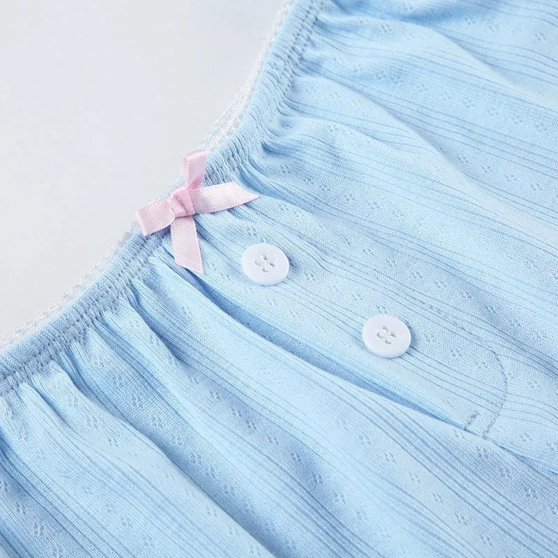 Stylish Work Outfits, Outfit Summer Ideas Pointelle Two Piece Pajama Set Stylish Work Outfits, Outfit Summer Ideas Pointelle Two Piece Pajama Set