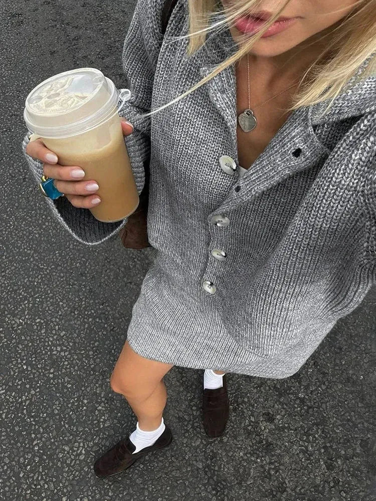 Stylish Work Outfits, Outfit Summer Ideas Preppy Knitted Cardigan & Mini Skirt Two Piece Set Stylish Work Outfits, Outfit Summer Ideas Preppy Knitted Cardigan & Mini Skirt Two Piece Set