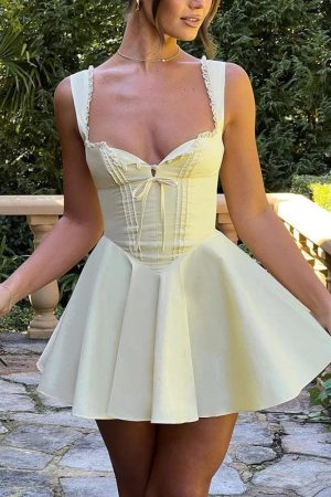 Stylish Work Outfits, Outfit Summer Ideas Princess Corset Mini Dress