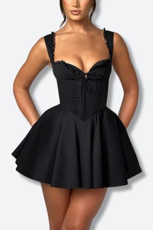 Stylish Work Outfits, Outfit Summer Ideas Princess Corset Mini Dress