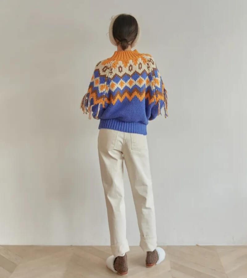 Stylish Work Outfits, Outfit Summer Ideas Retro Pattern Knitted Christmas Sweater Stylish Work Outfits, Outfit Summer Ideas Retro Pattern Knitted Christmas Sweater