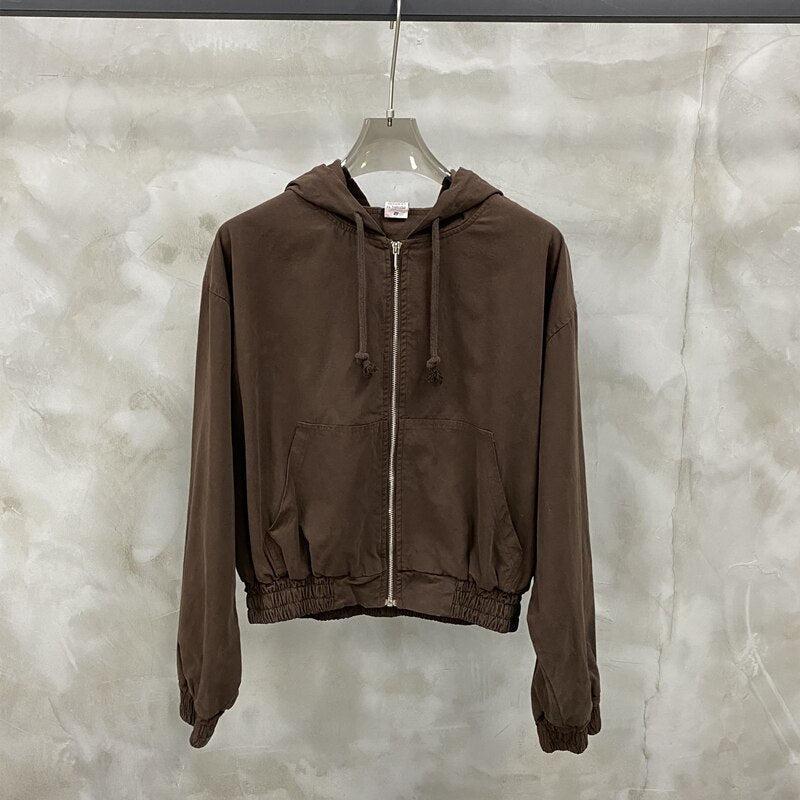 Stylish Work Outfits, Outfit Summer Ideas Retro Zip-Up Hoodie Stylish Work Outfits, Outfit Summer Ideas Retro Zip-Up Hoodie