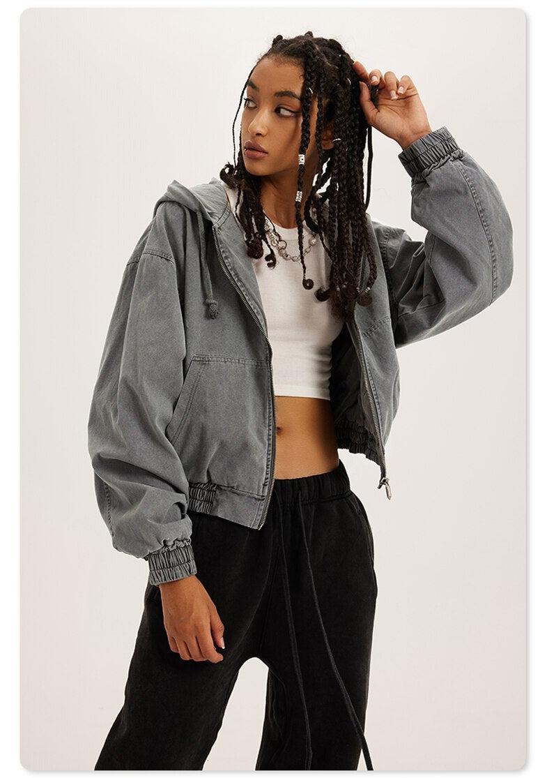 Stylish Work Outfits, Outfit Summer Ideas Retro Zip-Up Hoodie Stylish Work Outfits, Outfit Summer Ideas Retro Zip-Up Hoodie