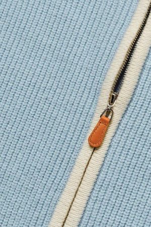 Stylish Work Outfits, Outfit Summer Ideas Ribbed Double Zip-Up Cardigan