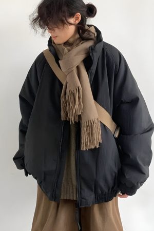 Stylish Work Outfits, Outfit Summer Ideas Ribbed High Neck Jacket