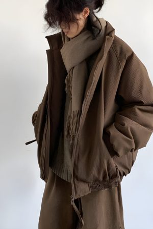 Stylish Work Outfits, Outfit Summer Ideas Ribbed High Neck Jacket