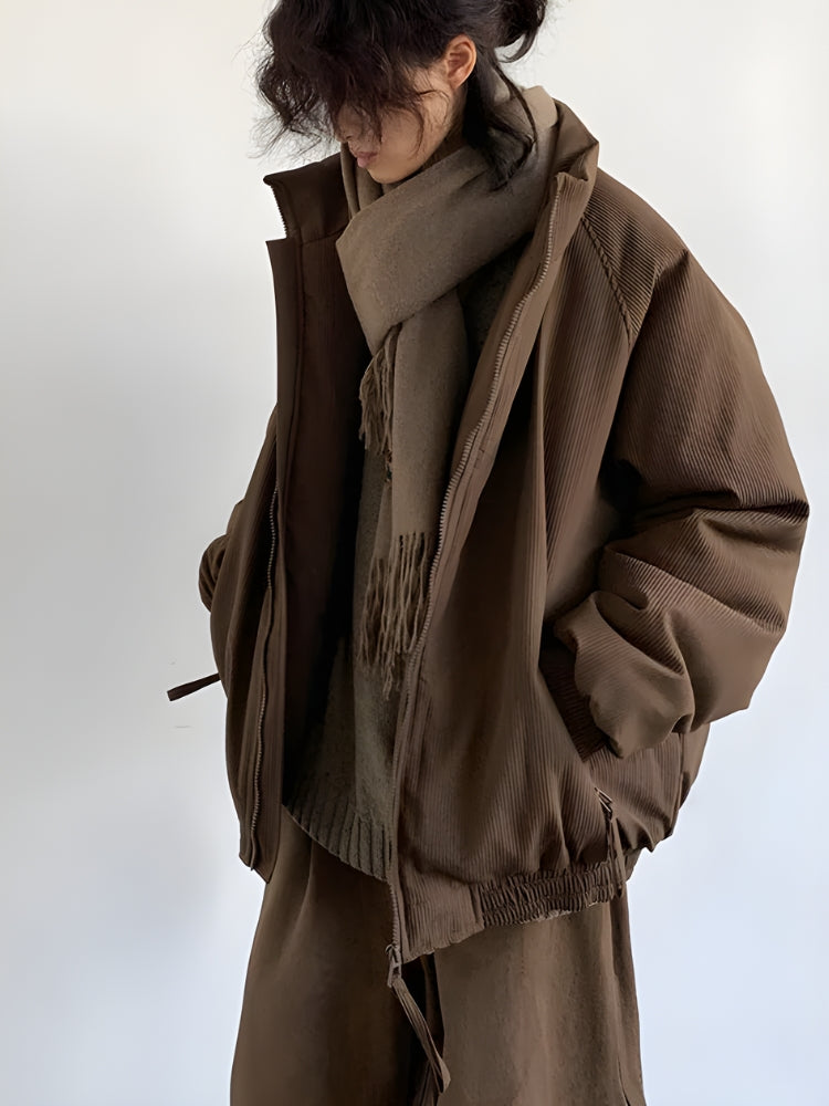 Stylish Work Outfits, Outfit Summer Ideas Ribbed High Neck Jacket Stylish Work Outfits, Outfit Summer Ideas Ribbed High Neck Jacket