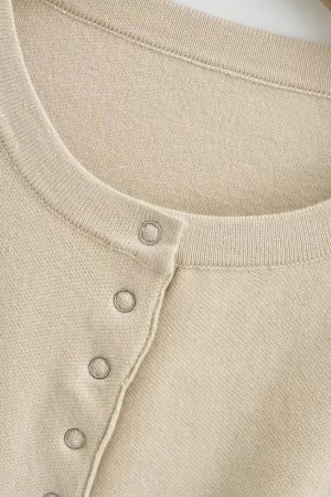 Stylish Work Outfits, Outfit Summer Ideas Ribbed Slim Fit Cardigan