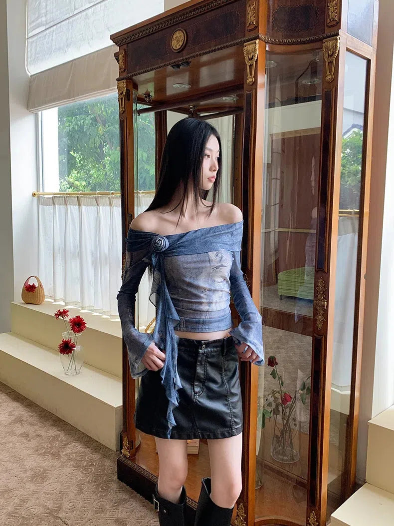 Stylish Work Outfits, Outfit Summer Ideas Rose Ruffled Off Shoulder Top Stylish Work Outfits, Outfit Summer Ideas Rose Ruffled Off Shoulder Top