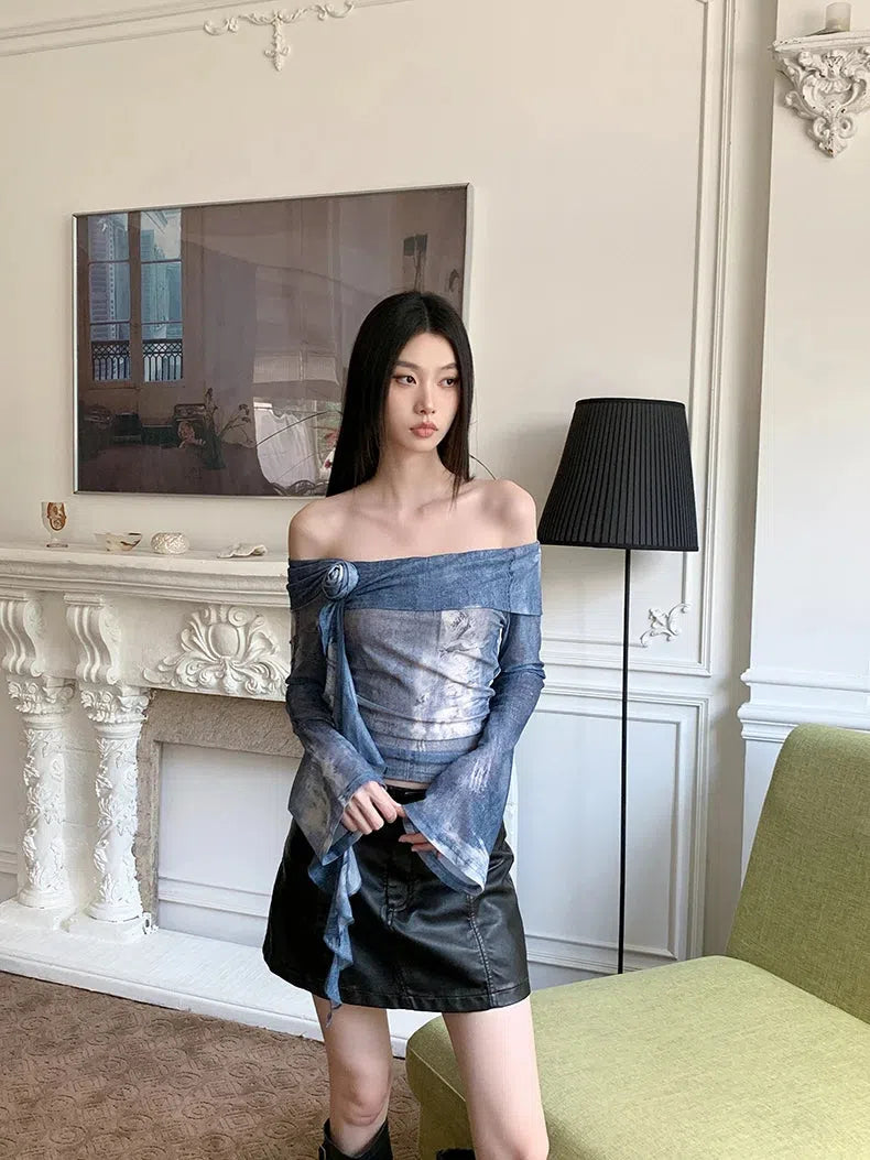 Stylish Work Outfits, Outfit Summer Ideas Rose Ruffled Off Shoulder Top Stylish Work Outfits, Outfit Summer Ideas Rose Ruffled Off Shoulder Top