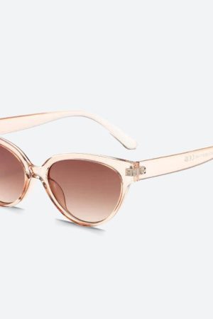 Stylish Work Outfits, Outfit Summer Ideas Round Cat Eye Sunglasses