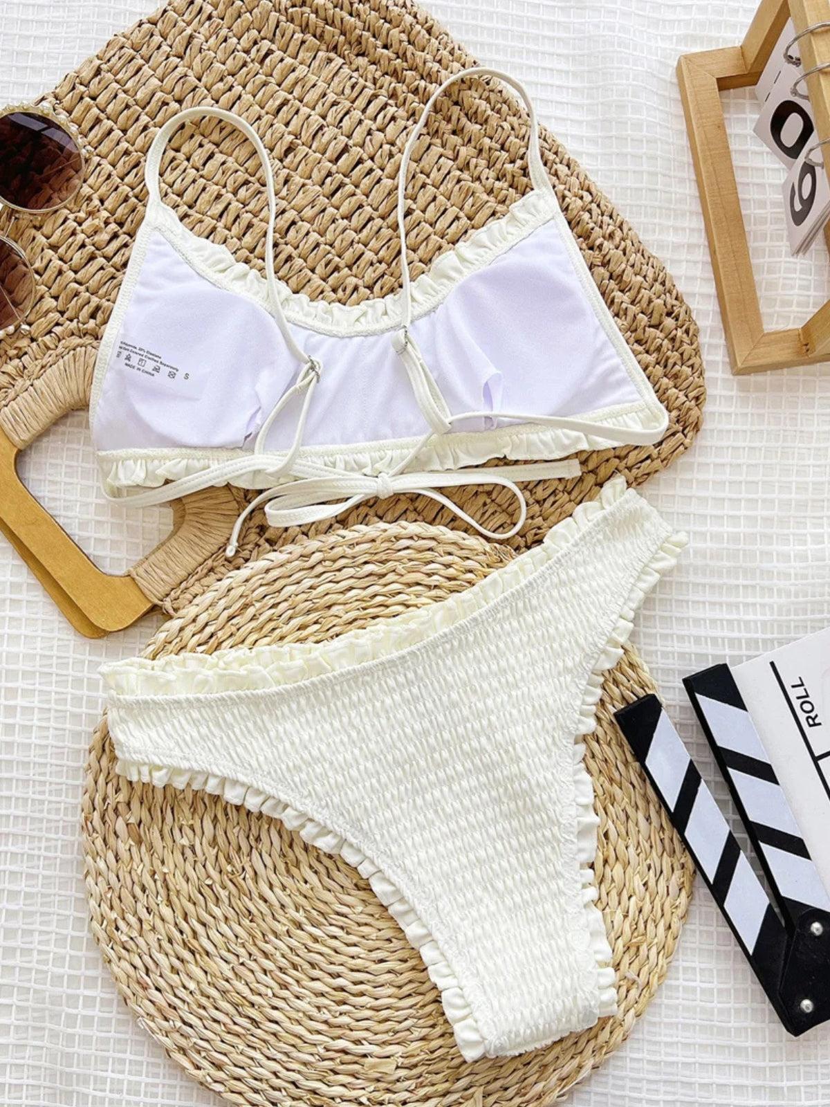 Stylish Work Outfits, Outfit Summer Ideas Ruched Bikini Set Stylish Work Outfits, Outfit Summer Ideas Ruched Bikini Set