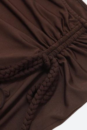 Stylish Work Outfits, Outfit Summer Ideas Ruched Mini Skirt