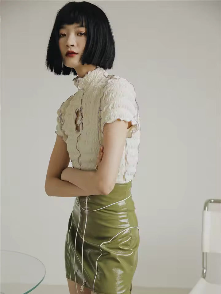 Stylish Work Outfits, Outfit Summer Ideas Ruched Top Stylish Work Outfits, Outfit Summer Ideas Ruched Top