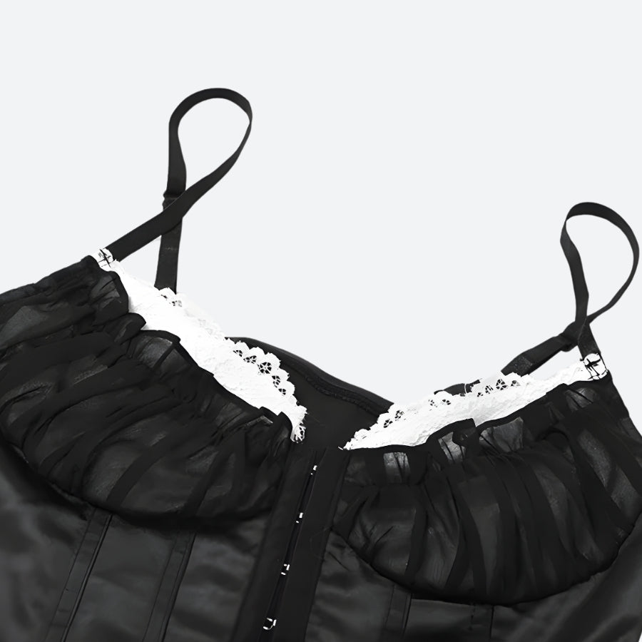 Stylish Work Outfits, Outfit Summer Ideas Satin Corset Top Stylish Work Outfits, Outfit Summer Ideas Satin Corset Top
