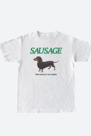 Stylish Work Outfits, Outfit Summer Ideas Sausage Dog Tee