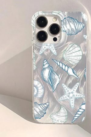 Stylish Work Outfits, Outfit Summer Ideas Seashell Pearly Phone Case