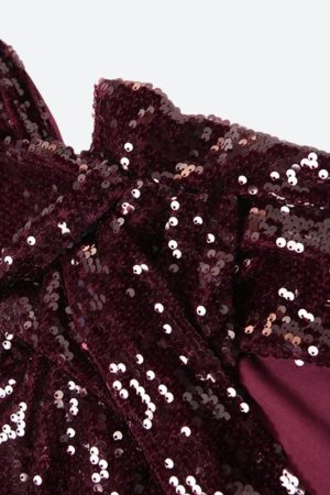 Stylish Work Outfits, Outfit Summer Ideas Sequined Backless Mini Dress