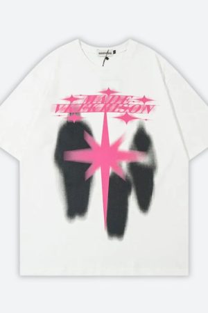 Stylish Work Outfits, Outfit Summer Ideas Shadows Graphic Printed Tee