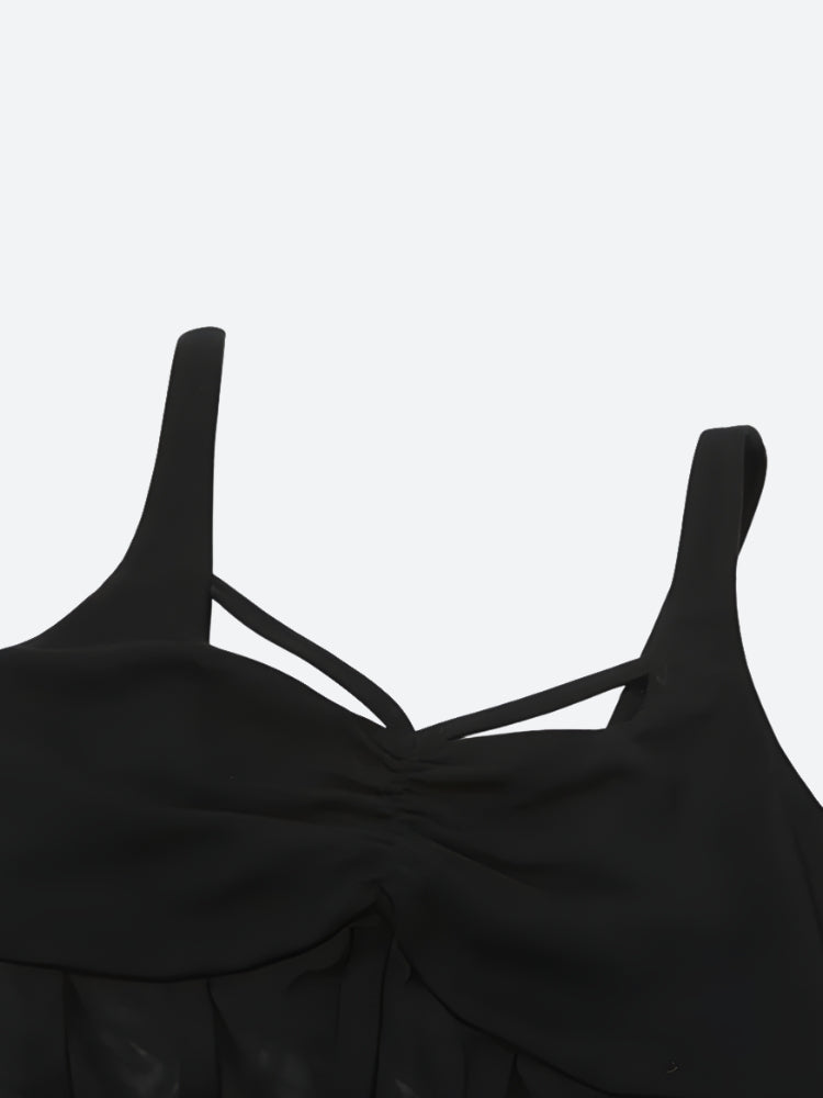 Stylish Work Outfits, Outfit Summer Ideas Sheer Bodice Mini Dress Stylish Work Outfits, Outfit Summer Ideas Sheer Bodice Mini Dress