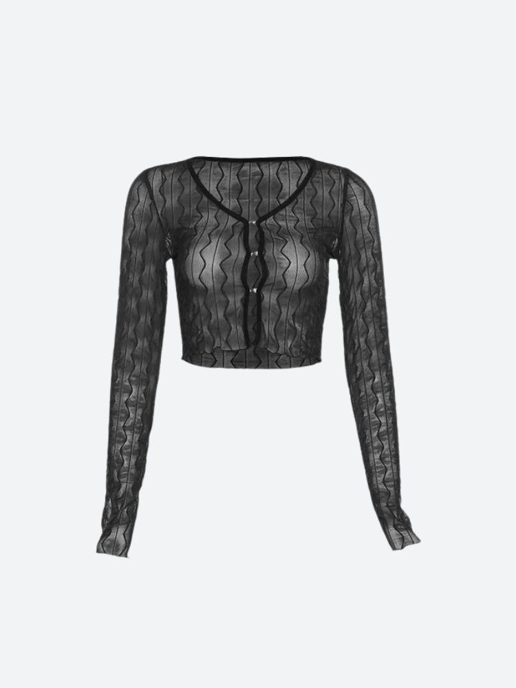 Stylish Work Outfits, Outfit Summer Ideas Sheer Crop Top Stylish Work Outfits, Outfit Summer Ideas Sheer Crop Top