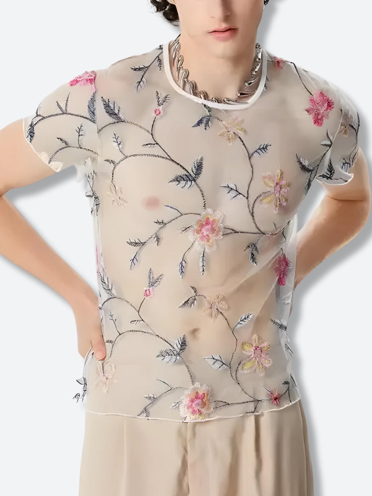 Stylish Work Outfits, Outfit Summer Ideas Sheer Floral Top Stylish Work Outfits, Outfit Summer Ideas Sheer Floral Top