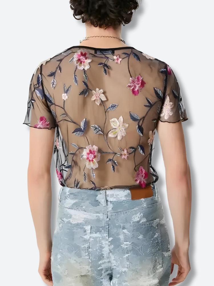 Stylish Work Outfits, Outfit Summer Ideas Sheer Floral Top Stylish Work Outfits, Outfit Summer Ideas Sheer Floral Top