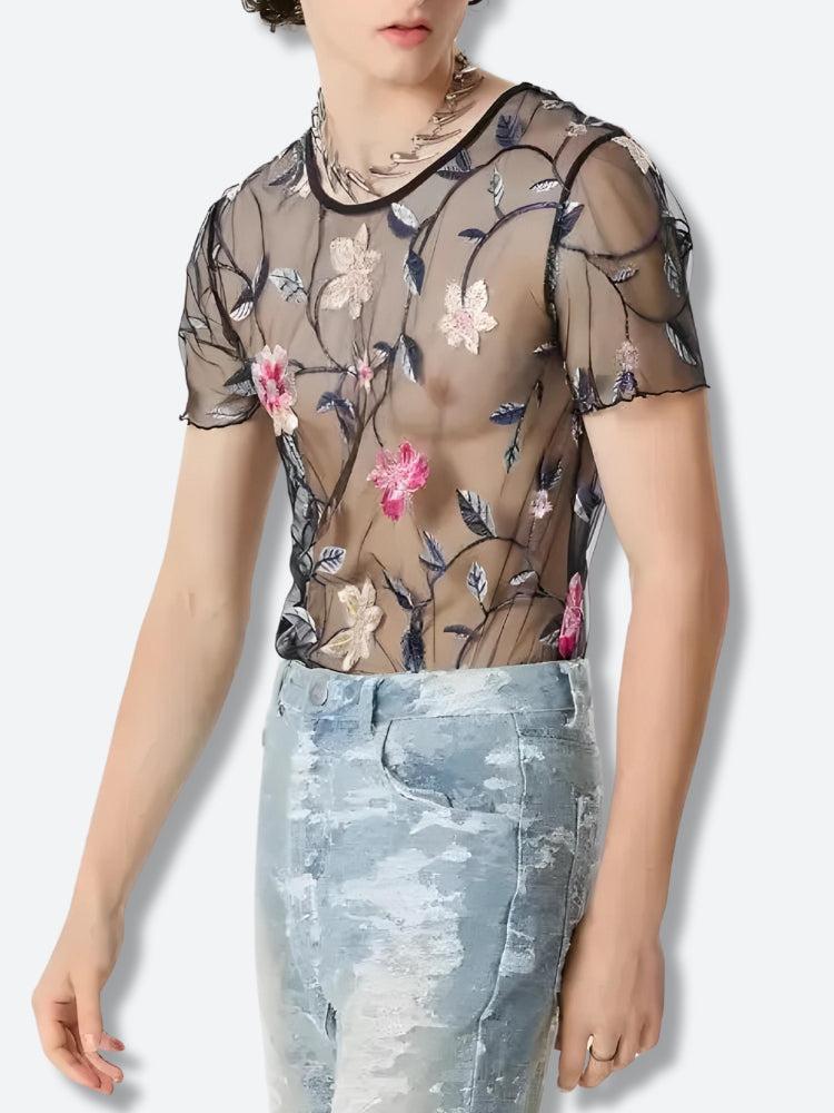 Stylish Work Outfits, Outfit Summer Ideas Sheer Floral Top