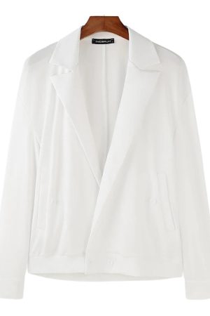 Stylish Work Outfits, Outfit Summer Ideas Single Breasted Blazer