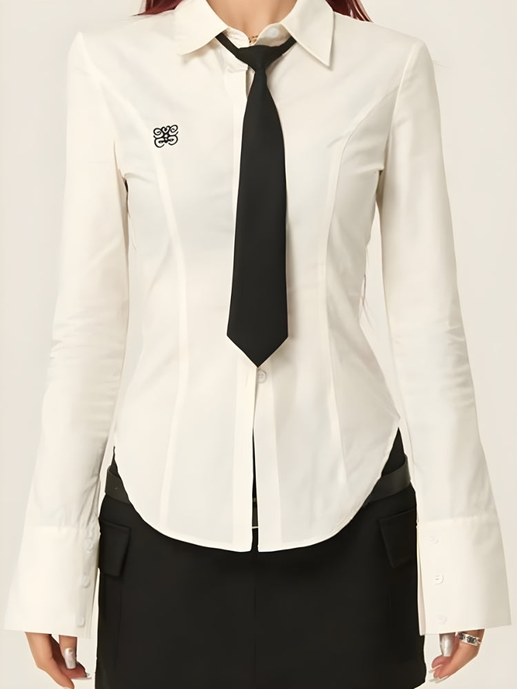 Stylish Work Outfits, Outfit Summer Ideas Slim Fit Tie Shirt Stylish Work Outfits, Outfit Summer Ideas Slim Fit Tie Shirt