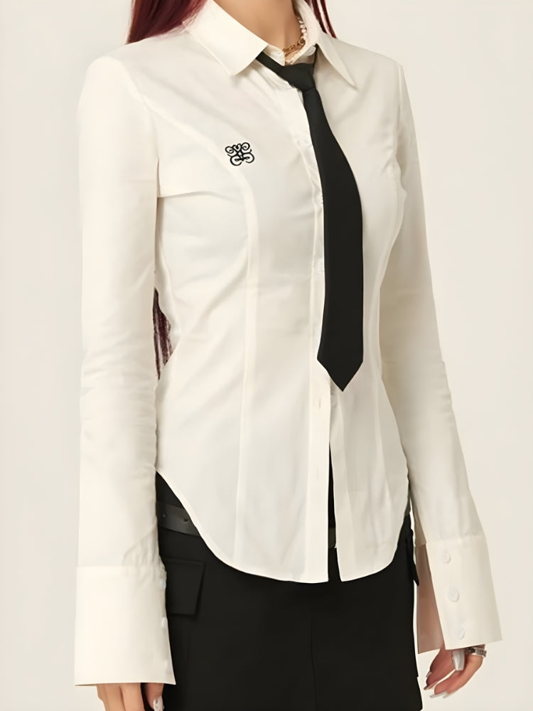 Stylish Work Outfits, Outfit Summer Ideas Slim Fit Tie Shirt Stylish Work Outfits, Outfit Summer Ideas Slim Fit Tie Shirt