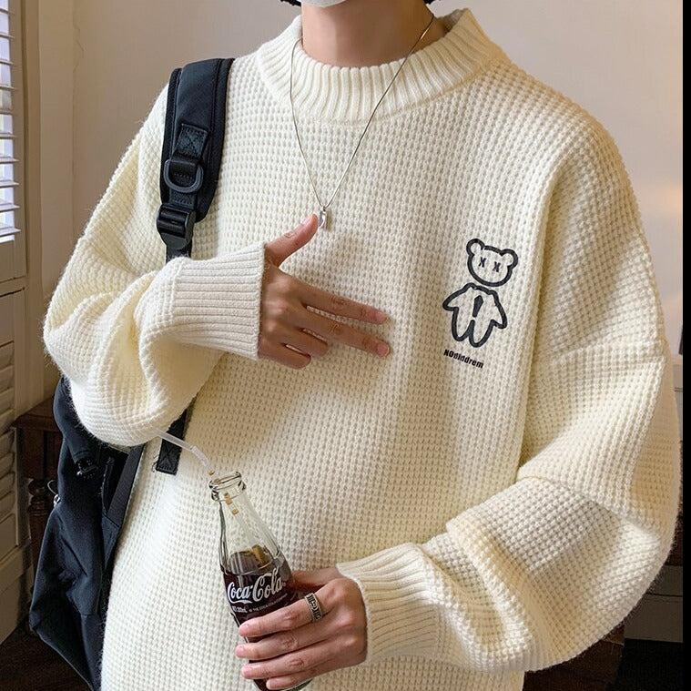 Stylish Work Outfits, Outfit Summer Ideas Soft Boy Bear Sweater