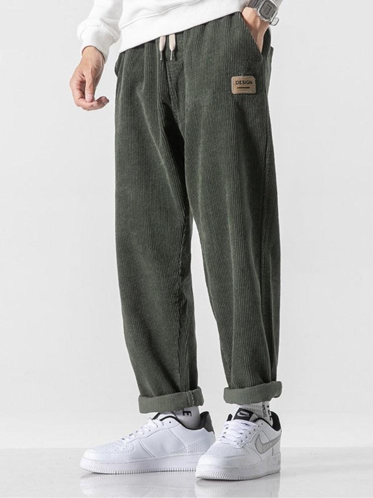 Stylish Work Outfits, Outfit Summer Ideas Soft Boy Corduroy Jogger Pants