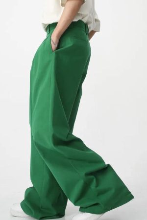 Stylish Work Outfits, Outfit Summer Ideas Soft Boy High Waist Baggy Pants