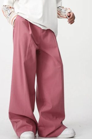 Stylish Work Outfits, Outfit Summer Ideas Soft Boy High Waist Baggy Pants