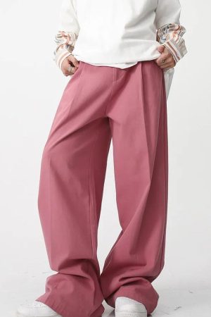 Stylish Work Outfits, Outfit Summer Ideas Soft Boy High Waist Baggy Pants
