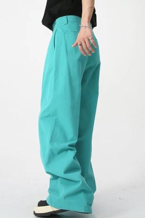 Stylish Work Outfits, Outfit Summer Ideas Soft Boy High Waist Baggy Pants