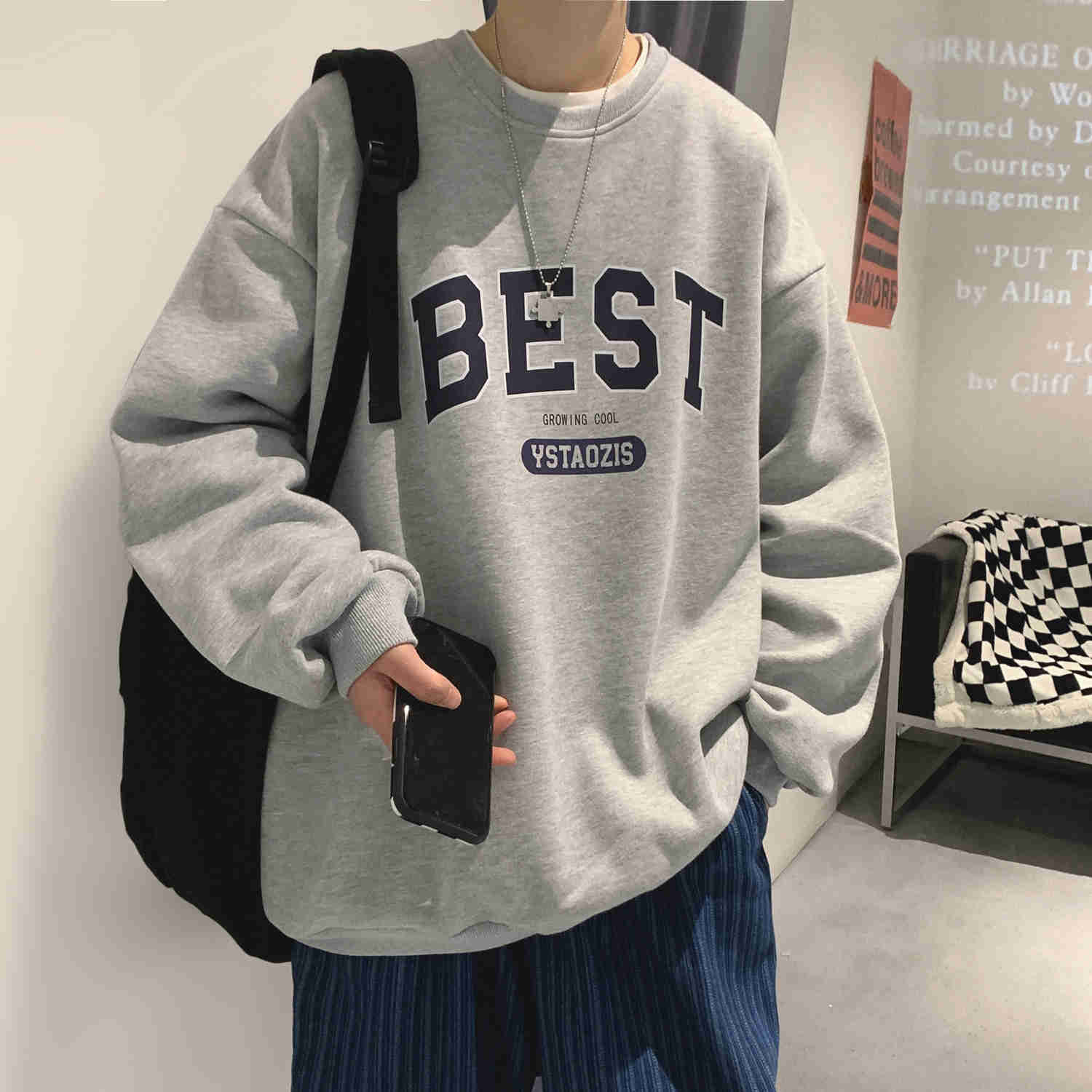 Stylish Work Outfits, Outfit Summer Ideas Soft Boy Oversized Sweatshirt