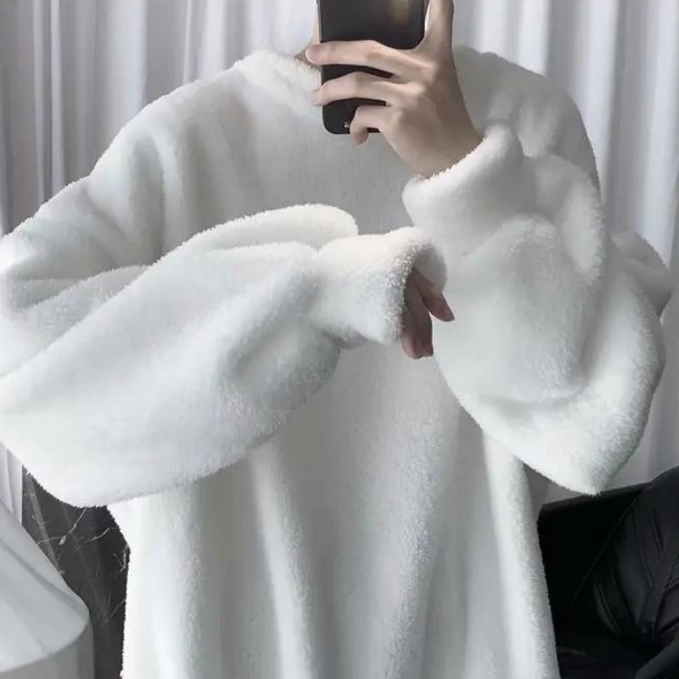 Stylish Work Outfits, Outfit Summer Ideas Soft Boy Oversized Teddy Sweatshirt