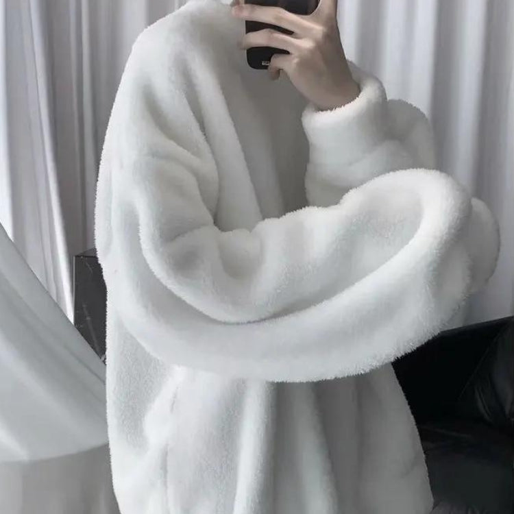 Stylish Work Outfits, Outfit Summer Ideas Soft Boy Oversized Teddy Sweatshirt Stylish Work Outfits, Outfit Summer Ideas Soft Boy Oversized Teddy Sweatshirt