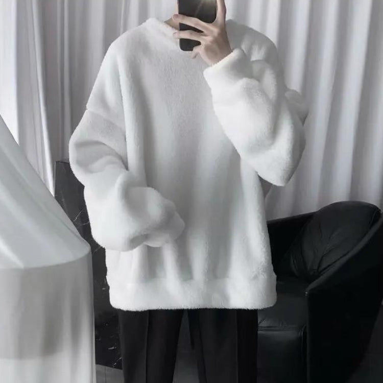Stylish Work Outfits, Outfit Summer Ideas Soft Boy Oversized Teddy Sweatshirt