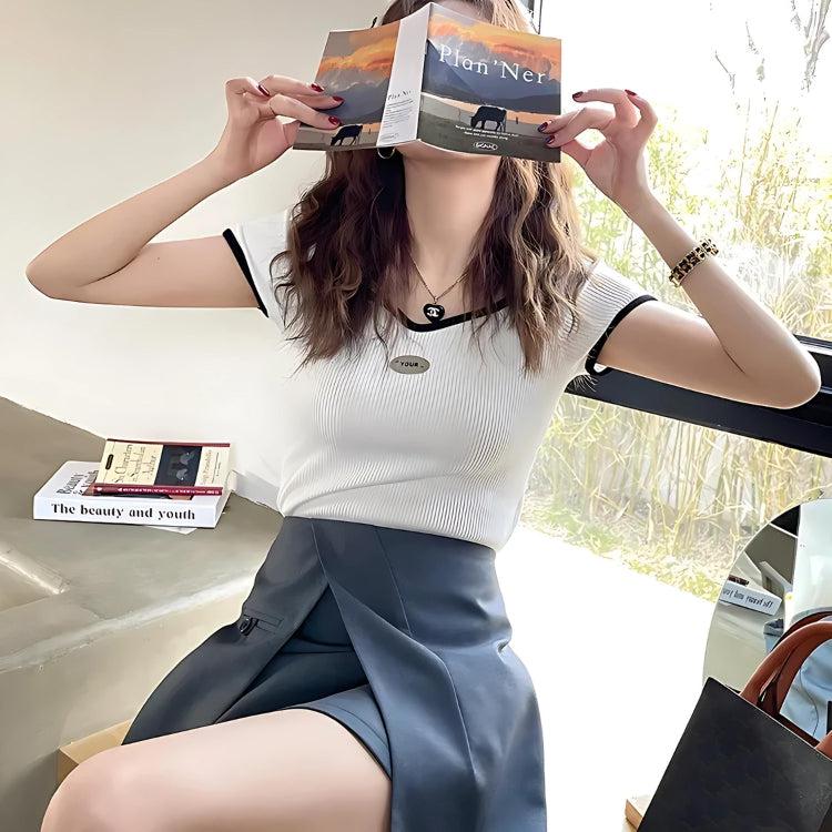 Stylish Work Outfits, Outfit Summer Ideas Soft Girl Basic Corduroy Top Stylish Work Outfits, Outfit Summer Ideas Soft Girl Basic Corduroy Top