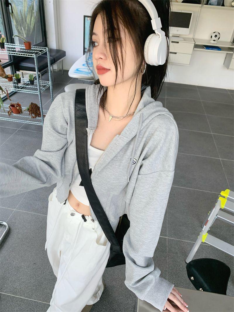 Stylish Work Outfits, Outfit Summer Ideas Soft Girl Cropped Hoodie Stylish Work Outfits, Outfit Summer Ideas Soft Girl Cropped Hoodie