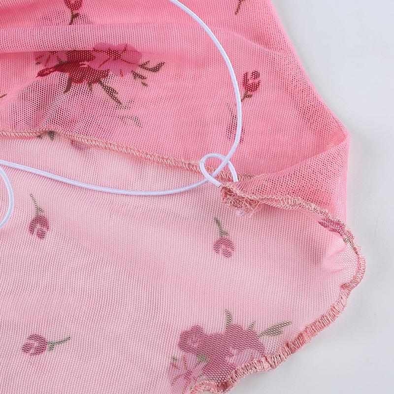 Stylish Work Outfits, Outfit Summer Ideas Soft Girl Floral Asymmetric Crop Top Stylish Work Outfits, Outfit Summer Ideas Soft Girl Floral Asymmetric Crop Top